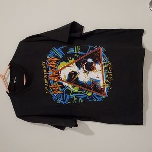 DEF LEPPARD 20th Anniversary tour concert tee XL REO Foreigner 1987 2007 ltd. ed